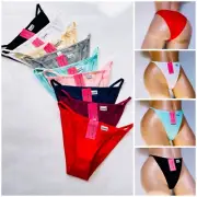 6-12 Bikini Cheeky Hi-Cut Long Leg Panties Undies 95% Cotton Underwear 3014 S-XL