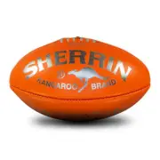 Sherrin Kangaroo Brand KB Game Leather Football - Size 5 Aussie Rules Football