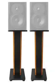 (2) Rockville 28" 2-Tone Studio Monitor Speaker Stands For Dynaudio LYD 8
