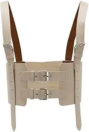 [HAMKVBPR] Women's Leather Harness Elastic Waist Seal Female Hundred Pin Dress Belt Stretch Belt for Cosplay Party