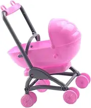 Simulation Carriage Realistic Doll Stroller for Pretend Play Nursery Decoration Photography Prop Design