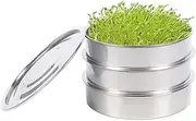 Stackable Sprouter Kit,Sprouting Tray Set,Mesh Germination Trays,Seed Germination Box, for Mung Beans, Wheat Grass, Alfalfa Seed in Garden Home Office