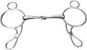 Amagogo Horse Chewing Training Bit Horse Snaffle Bit