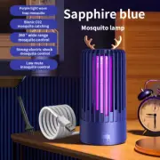 2024 New Electric Mosquito Killer Lamp UV Light Shock Mute Trap Flies Bug Zapper