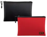 2 Pack Fireproof Document Bag, 13.4" x 9.4", Storage Pouch with Zipper, Safe ...