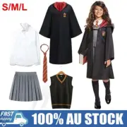 Hermione Gryffindor Uniform Costume Granger Cosplay Kid & Girls Dress Up Kits