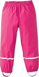 [FOCCAR] Reflective Rain Pants | Reflective Waterproof Rain Trousers,Outdoor Clothing, for Water Park, Camping, Hiking, and Traveling Hot Pink