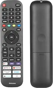EN2Q30H Remote Control Compatible with Hisense VIDAA Smart LED TVs 65Q7 65SX 70S5 100L5F L5F L9G 43S8 50S8 55S8 65S8 75S8 85S8 100S8 Replacement Controller with Netflix YouTube PrimeVideo Buttons