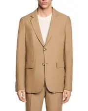 Sandro Classic Fit Linen Suit Jacket