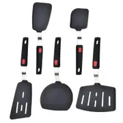 Silicone Spatula Turner Set of 5, 600 Degree Fahrenheit Heat Resistant Cooking Spatulas for Nonstick Cookware
