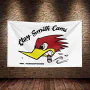 Clay Smith Cams Mr. Horsepower Garage Racing Banner Flag Wall Hanging 3ft X 2ft