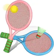 PAMINGONO 1 Set Badminton Racket Set Tennis Rackets for Mini Tennis Racket Tennis Racket Tennis Racket Youth Tennis Racket Badminton Racket for Badminton Ball Plastic