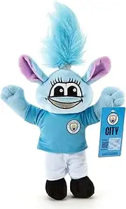 Man City Moonbeam Mascot - Eco-Friendly 30 cm Plush Toy | Officially Licensed Football Collectible Manchester City Fans
