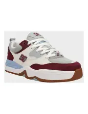 [DC] Ascend S Skate Shoes in Dark Maroon/Light Green