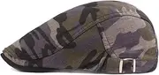 [RUICHENG] Men's Summer Camouflage Flat Cap Beret Cap 4 Colours