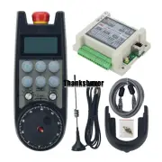 XWGP-ETS Wireless Manual Pulse Generator 6 Axis CNC MPG Handwheel Real Display