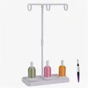 ThreadEase - Portable Thread Stand for Home Sewing Machines - Holds 3 Spools - L