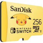 SanDisk Pokemon microSD 256GB Memory Card