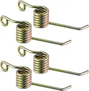 Feekoon 4 Pack Universal Power Rake Replacement Springs Compatible with Maxpower 330105, Dethatcher Springs Compatible with Maxpower Arnold 16 Inch Dethatching Mower Blade for Most Lawn Mower