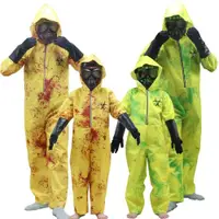 在飛比找ETMall東森購物網優惠-萬圣節成人男生化危機喪尸演出衣服兒童女核輻射變異感染者親子裝