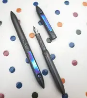 EDC Zirconium Alloy Fountain Pen Business Signature Handwriting Drawing Pen