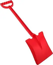 UPKOCH Plastic Sand Shovels Heavy Duty Red Beach Digger for Boys for Summer Outdoor Fun Play and Garden Activities