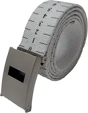 [Vaveren] Canvas Belt Wide Breathable Measuring Waist Belt for Work Sports Pants Outdoor