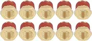 1/2 to 3/8 Thread Brass Thread Pipe Fitting 1/2in NPT Male Thread x 3/8in NPT FemaleBrass Pipe Fitting Hex Bushing, Reducer Adapter10 Pcs