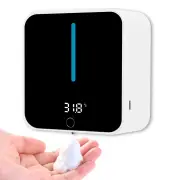 400ML Wall Mount Automatic Foam Soap Dispenser LED Temperature Display Electric Touchless Bathroom Intelligent Washing H