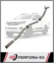 PERFORM-EX SS 3" DPF BACK EXHAUST WITH PIPE ONLY FITS NISSAN NAVARA D23 NP300