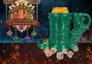 CLERIC Tankard Dice Tower & Vault; Pop-Beer Can Stein Flagon Mug Insert TTRPG