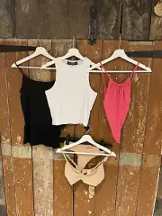 Primark Mixed Bundle Vests, Crop Top & Bra & Pants Women's Size UK 12-14 New