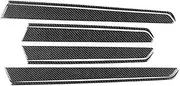 ATATNK Compatible for VW Passat Nms B7 2012-2019 Car Accessories Carbon Fiber Interior Door Handle Panel Cover Trim Sticker Modification(Red Forged Carbon-2)
