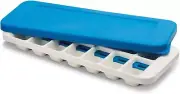 Joseph Joseph 20020 Quicksnap Plus, Easy-release Ice-cube Tray with Stackable Li