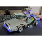 台灣現貨 風火輪 回到未來 時光車 HOT WHEELS 聲光1:18 DELOREAN