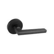 Gainsborough G4 Series Matte Black Lianna Passage Lever Set