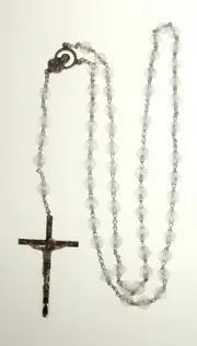 Irish J. C Walsh & Sons, Ireland CRYSTAL ROSARY BEADS A20816