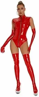 [GRRKDFQ] Women Lingerie Erotic Sleeveless Open Crotch Bodysuit