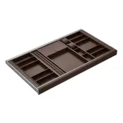 B Series Pull Out Accessories / Jewellery Storage Box - Fits 900mm Cabinet - Natural Finish