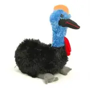 DINKI DI ENDANGERED CASSOWARY BIRD STUFFED ANIMAL PLUSH TOY 26cm *FREE DELIVERY*
