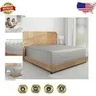 Luxury Organic Cotton Percale Fitted Sheet - Light Grey - California King