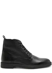 Boss Calev Leather Ankle Boots - Black - 40 (IT40 / UK6) 40 (IT40 / UK6)