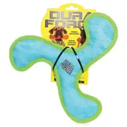 Blue/Green 26cm DuraForce Boomerang Dog Toy