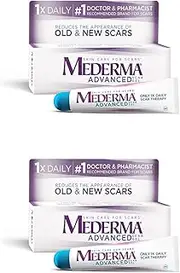 Advanced Scar Gel - 1x Daily: Use Less, Save More - Reduces The Appearance of Old & New Scars - #1 Doctor & Pharmacist Recommended Brand for Scars - 0.7 Ounce - 2 Pack
