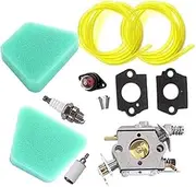 Chainsaw Carburetor Fit For P 350 351 370 390 420 M 333 335 338 P 050 2055 2115 Primer Pump Spark Plug Carb Kit