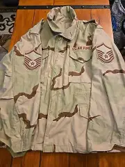 DCU M65 Coat Cold Weather Field Jacket Desert Camo NSN8415-01-325-6445 Lg/Short
