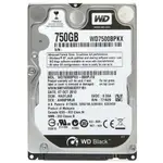 [龍龍3C] 威騰 WD 2.5吋 750GB 750G SATA 黑標 筆記型硬碟 WD7500BPKX