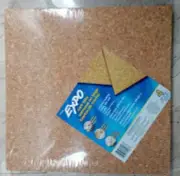 EXPO Cork Tiles 4 pack 12" x 12" x 1/8" thick Bulletin Board Notes Arts Crafts
