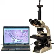 AmScope 40X-2500X Infinity Plan Trinocular Biological Microscope + 5MP Camera