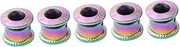 GANAZONO Plating Disk Nails Bike Crank Titanium Screw Bolt Disc Bike Supplies Bike Accessories Bike Replacement Parts Steel Colorful